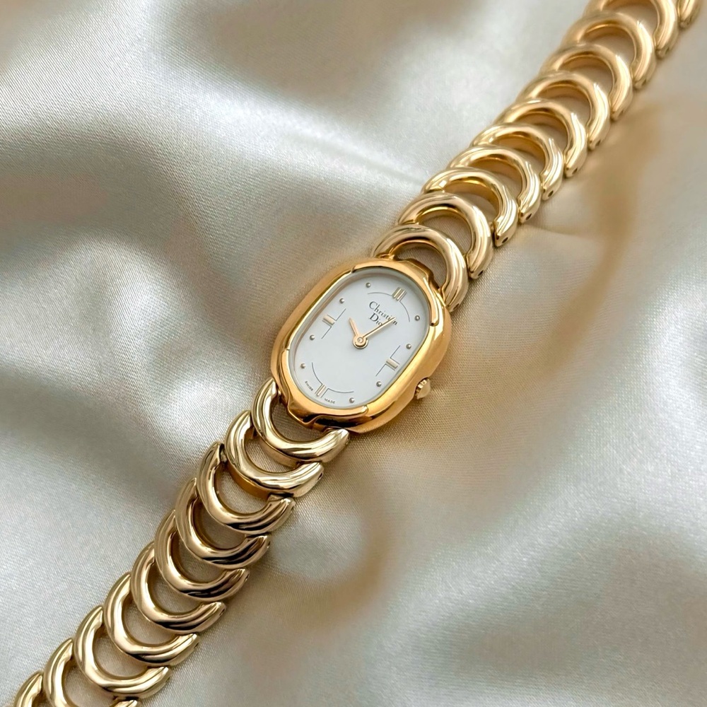 AUTHENTIC RARE VINTAGE DIOR GOLD WATCH - Picture 10 of 10